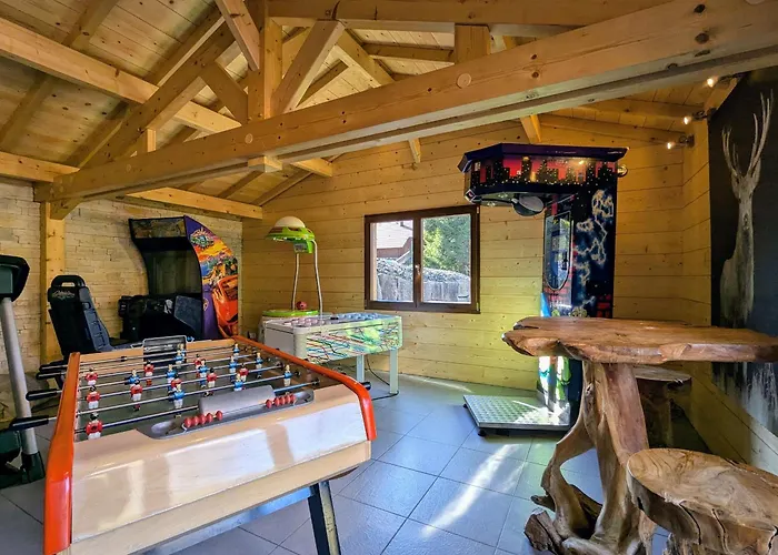 Prázdninový dům Familial Spacieux Avec Spa, Sauna Et Salle De Jeux - Fr-1-589-750 Ban-sur-Meurthe-Clefcy